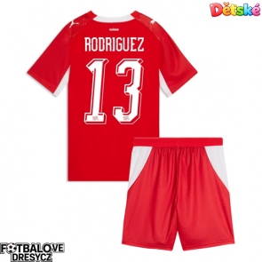 Švýcarsko Ricardo Rodriguez #13 Dětské Domácí dres komplet MS 2026 Krátký Rukáv (+ trenýrky)